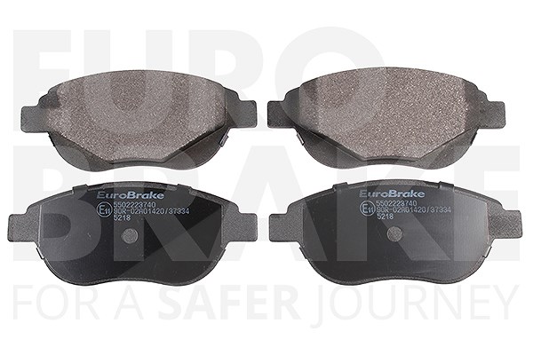 Eurobrake Bremsbeläge vorne (Satz) [Hersteller-Nr. 5502223740] für Citroën, Peugeot, Fiat