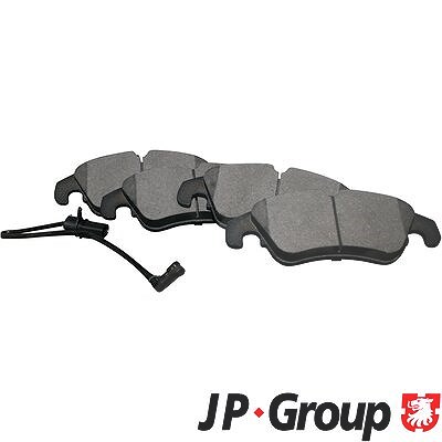 Jp Group Bremsbelagsatz mit VWK Vorderachse [Hersteller-Nr. 1163606910] für Audi