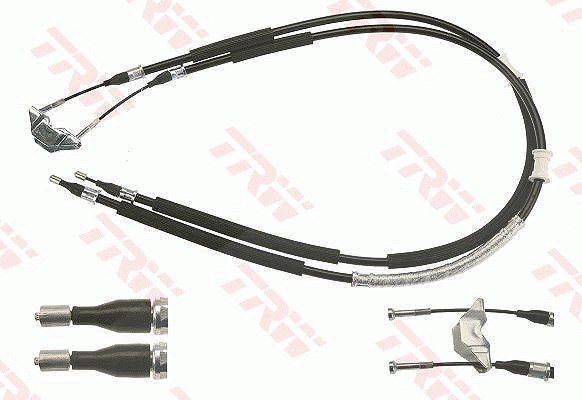 Trw Seilzug, Feststellbremse [Hersteller-Nr. GCH123] für Vauxhall, Chevrolet, Opel