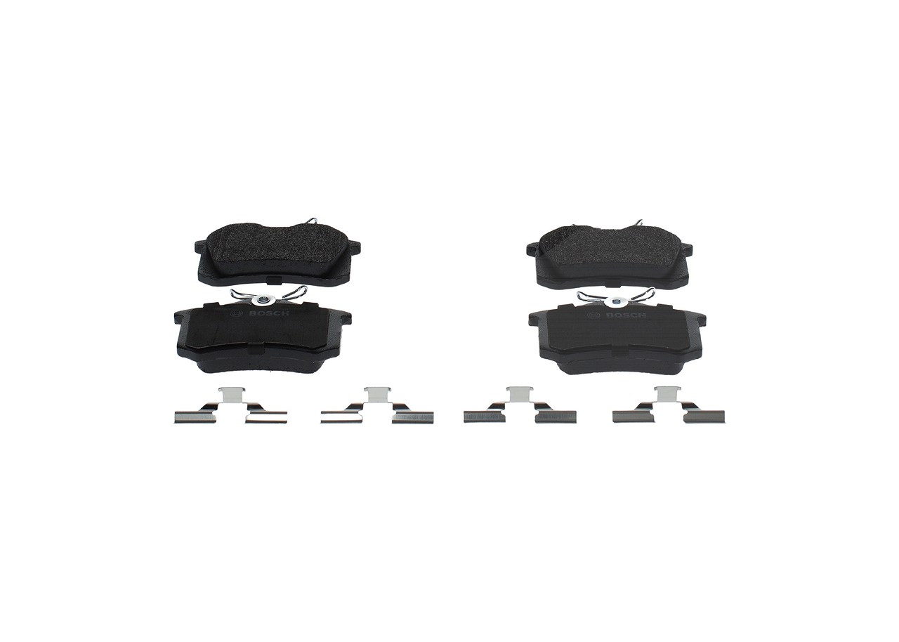 Bosch Bremsbelagsatz, Scheibenbremse [Hersteller-Nr. 0986494597] für Lancia, VW, Renault, Seat, Peugeot