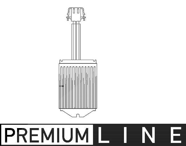 Mahle Regler, Innenraumgebläse [Hersteller-Nr. ABR38000P] für Mitsubishi, Skoda, VW, Seat, Audi