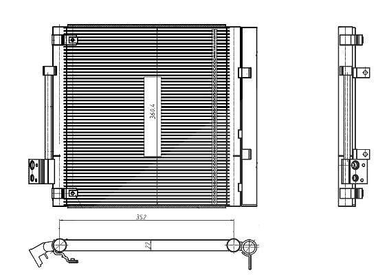 Nrf Kondensator, Klimaanlage [Hersteller-Nr. 350448] für Tesla
