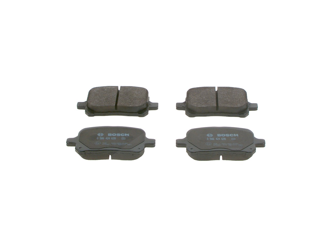 Bosch Bremsbelagsatz, Scheibenbremse [Hersteller-Nr. 0986424639] für Toyota, Lexus