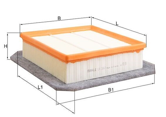 Mahle Luftfilter [Hersteller-Nr. LX3061] für Opel, Vauxhall