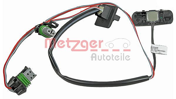 Metzger Autoteile Schalter, Heckklappenentriegelung [Hersteller-Nr. 2310558] für Opel, Vauxhall