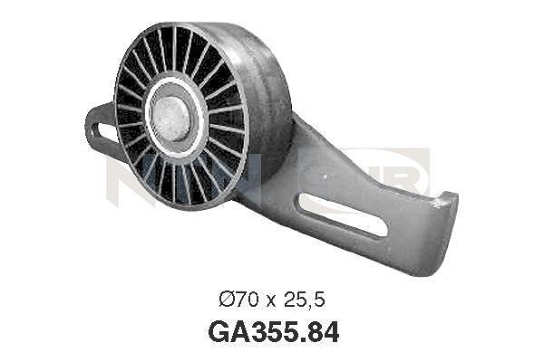 Snr Spannrolle, Keilrippenriemen [Hersteller-Nr. GA355.84] für Dacia, Renault Trucks, Renault, Nissan