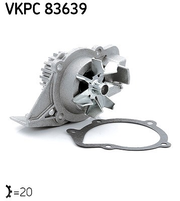 Skf Wasserpumpe [Hersteller-Nr. VKPC83639] für Citroën, Peugeot, Lancia, Suzuki, Fiat, Toyota