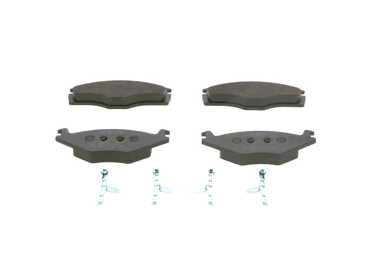 Bosch Bremsbelagsatz, Scheibenbremse [Hersteller-Nr. 0986468873] für VW, Seat