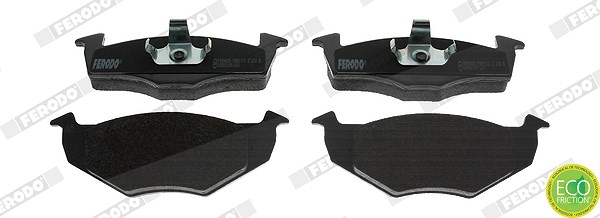 Ferodo Bremsbelagsatz, Scheibenbremse [Hersteller-Nr. FDB1101] für Seat, Skoda, VW