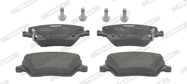 Ferodo Bremsbelagsatz, Scheibenbremse [Hersteller-Nr. FDB4799] für Fiat