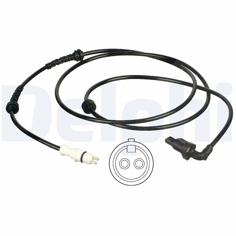 Delphi Sensor, Raddrehzahl [Hersteller-Nr. SS20347] für Renault