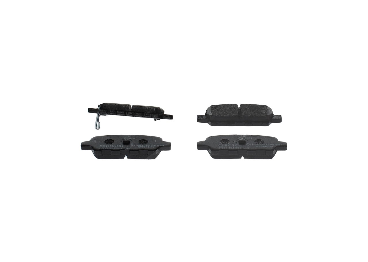Bosch Bremsbelagsatz, Scheibenbremse [Hersteller-Nr. 0986494861] für Infiniti, Suzuki