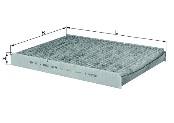 Mahle Filter, Innenraumluft [Hersteller-Nr. LAK63] für VW, Skoda, Audi, Seat