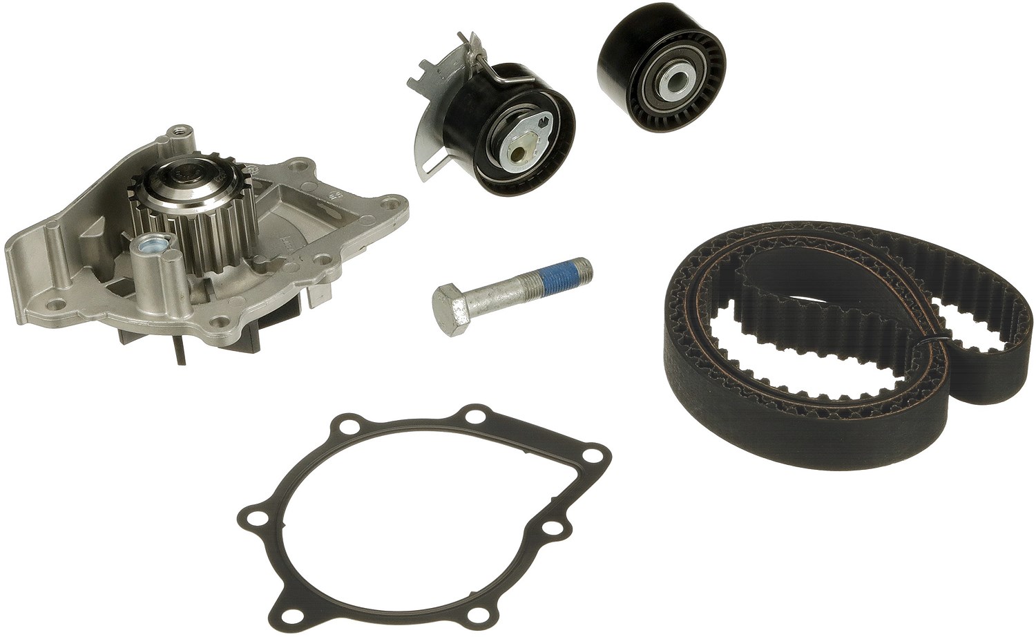 Gates Wasserpumpe + Zahnriemensatz [Hersteller-Nr. KP25672XS] für Ford Usa, Ford, Opel, Citroën, Vauxhall, Peugeot, Ds, Toyota