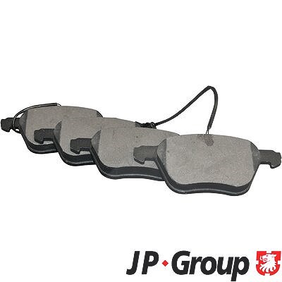 Jp Group Bremsbeläge vorne (Satz) mit VWK [Hersteller-Nr. 1163604310] für Seat, VW, Ford