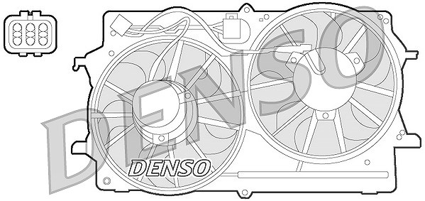 Denso Lüfter, Motorkühlung [Hersteller-Nr. DER10007] für Ford