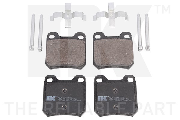 Nk Bremsbelagsatz, Scheibenbremse [Hersteller-Nr. 223604] für Opel, Chevrolet, Saab, Vauxhall