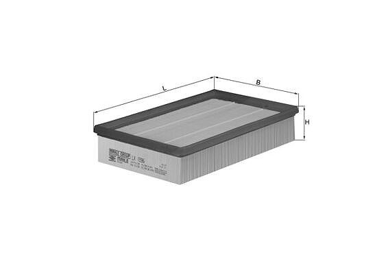 Mahle Luftfilter [Hersteller-Nr. LX1596] für Nissan