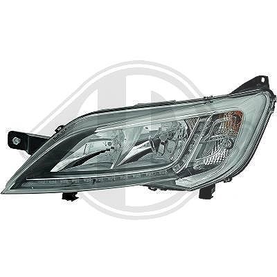 Diederichs Hauptscheinwerfer [Hersteller-Nr. 3484983] für Opel, Peugeot, Fiat, Citroën