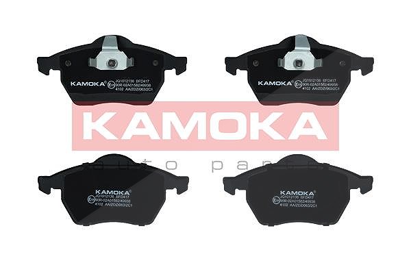 Kamoka Bremsbelagsatz, Scheibenbremse [Hersteller-Nr. JQ1012136] für Opel, Renault, Saab