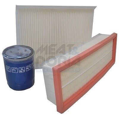 Meat & Doria Filter-Satz [Hersteller-Nr. FKFIA036] für Fiat, Proton, Mazda, Nissan, Citroën, Opel, Mitsubishi, Lancia, Ford, Honda, Alfa Romeo, Volvo