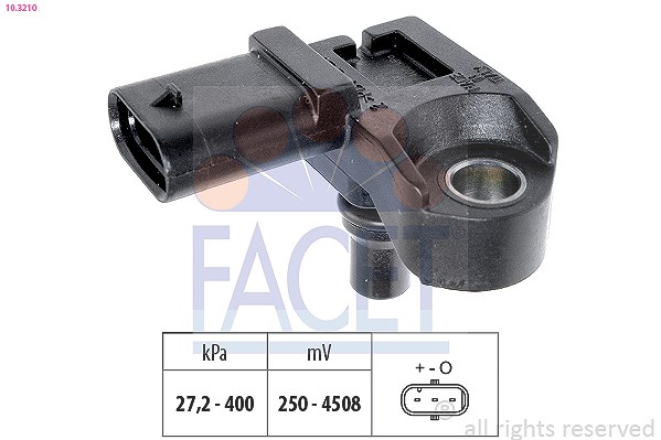 Facet Sensor, Abgasdruck [Hersteller-Nr. 10.3210] für BMW, Mini, Toyota