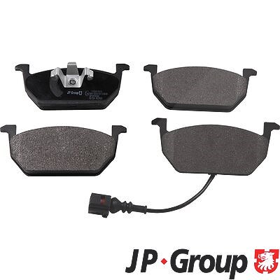 Jp Group Bremsbelagsatz, Scheibenbremse [Hersteller-Nr. 1163614010] für Audi, Seat, VW, Skoda