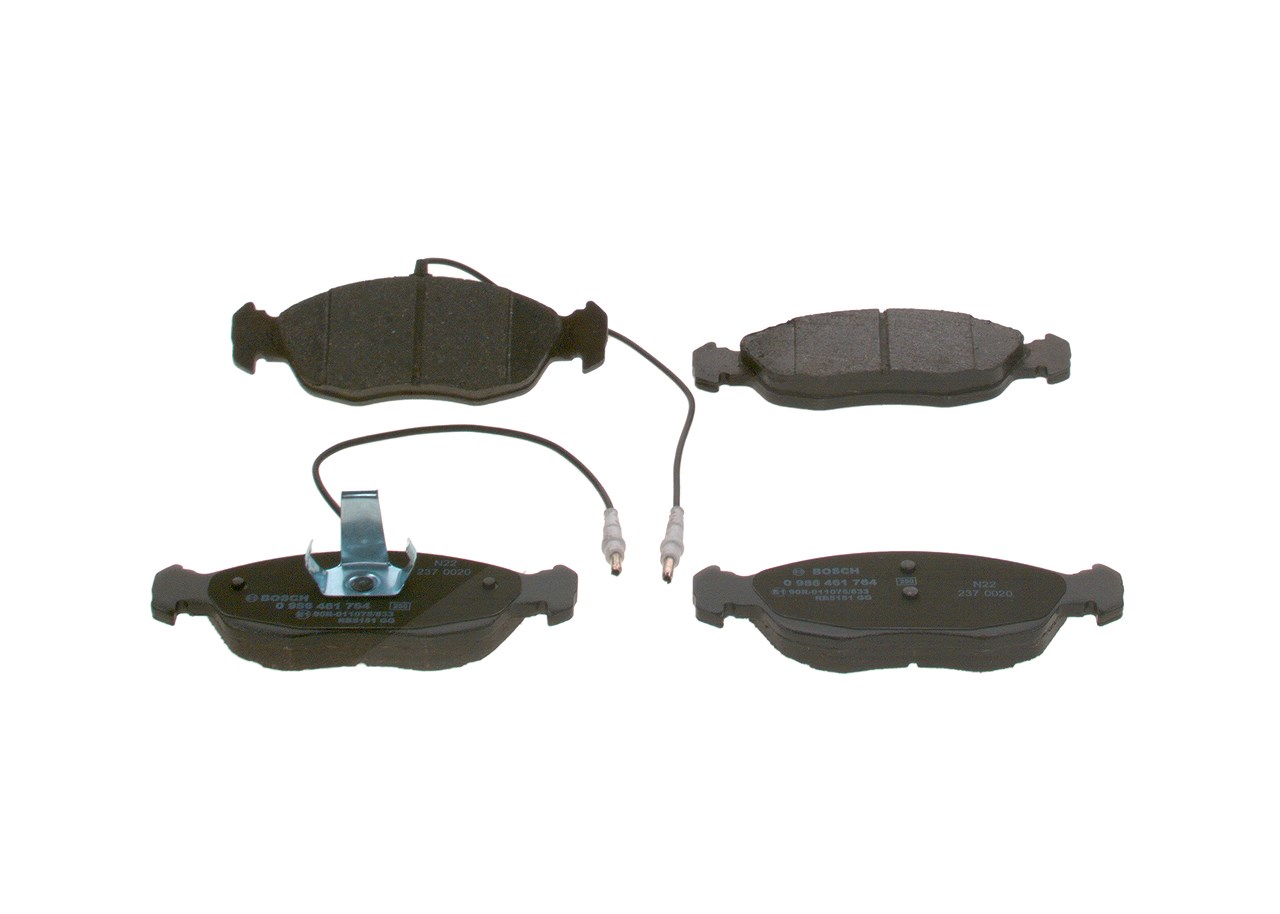 Bosch Bremsbelagsatz, Scheibenbremse [Hersteller-Nr. 0986461764] für Peugeot