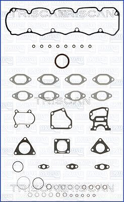 Triscan Dichtungssatz, Zylinderkopf [Hersteller-Nr. 597-2570] für Renault, Opel, Auverland, Fiat, Vauxhall, Iveco, Renault Trucks