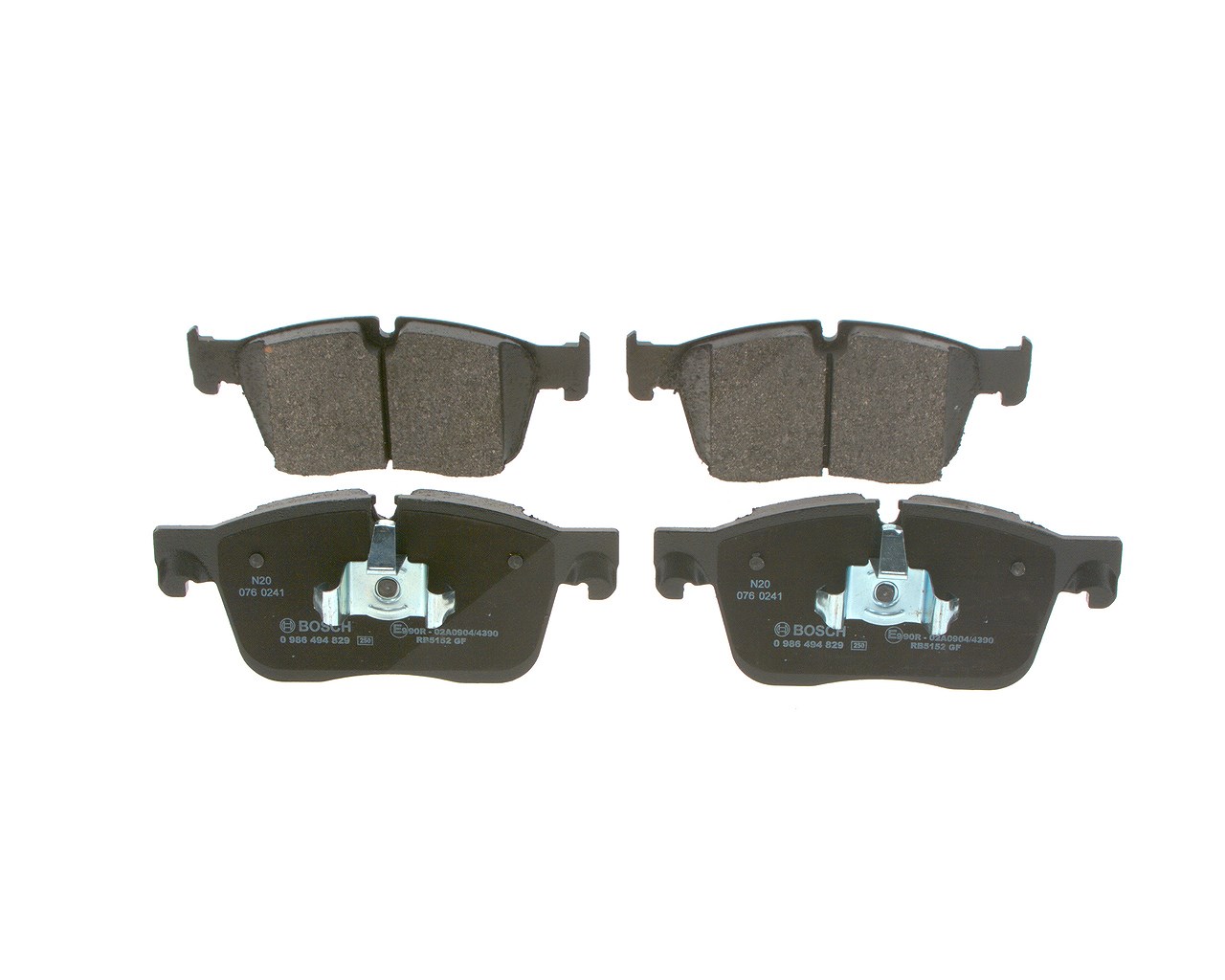Bosch Bremsbelagsatz, Scheibenbremse [Hersteller-Nr. 0986494829] für Land Rover, Jaguar