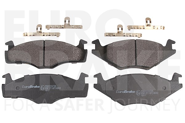 Eurobrake Bremsbelagsatz Vorderachse [Hersteller-Nr. 5502224735] für VW, Seat