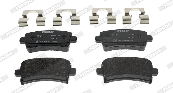 Ferodo Bremsbelagsatz, Scheibenbremse [Hersteller-Nr. FDB4252] für Vauxhall, Saab, Chevrolet, Opel