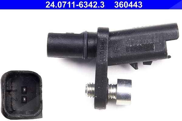 Ate Sensor, Raddrehzahl [Hersteller-Nr. 24.0711-6342.3] für Peugeot, Citroën