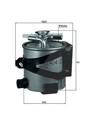Mahle Kraftstofffilter [Hersteller-Nr. KLH44/22] für Renault