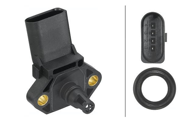 Hella Sensor, Ladedruck [Hersteller-Nr. 6PP009400-551] für Skoda, Seat, Audi, VW