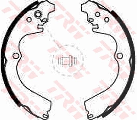 Trw Bremsbackensatz [Hersteller-Nr. GS8584] für Subaru