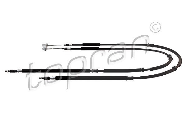 Topran Seilzug, Feststellbremse [Hersteller-Nr. 206497] für Vauxhall, Opel