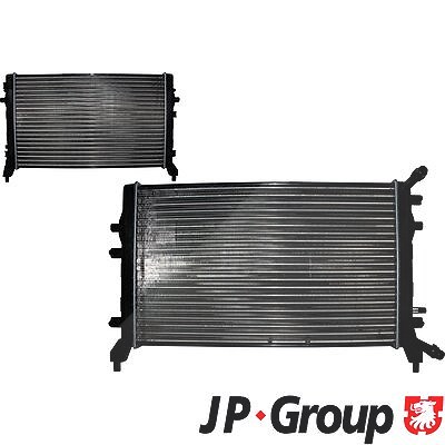 Jp Group Kühler, Motorkühlung [Hersteller-Nr. 1114208000] für Skoda, Audi, VW