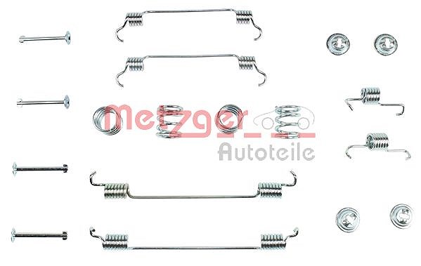 Metzger Autoteile Zubehörsatz, Bremsbacken [Hersteller-Nr. 105-0034] für Fiat, Nissan, Suzuki