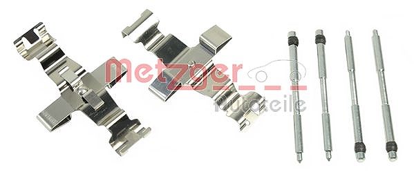 Metzger Autoteile Zubehörsatz, Scheibenbremsbelag [Hersteller-Nr. 109-0022] für Vauxhall, Porsche, Peugeot, Opel, Audi