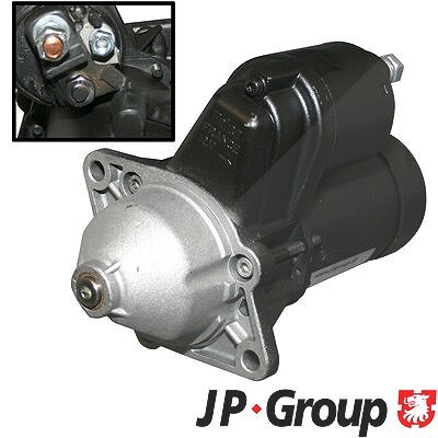 Jp Group Anlasser 1,1 KW [Hersteller-Nr. 1290300300] für Vauxhall, Opel, Daewoo, Chevrolet, Fiat, Bedford