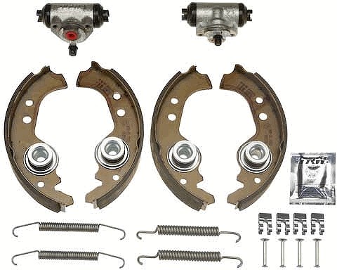 Trw Bremsbackensatz [Hersteller-Nr. BK1726] für Lancia, Autobianchi, Seat, Fiat, Abarth, Innocenti