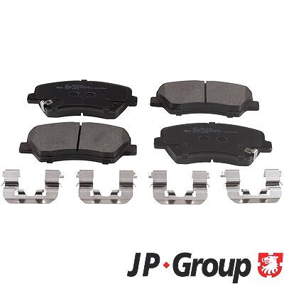 Jp Group Bremsbelagsatz, Scheibenbremse [Hersteller-Nr. 3663604410] für Kia, Hyundai