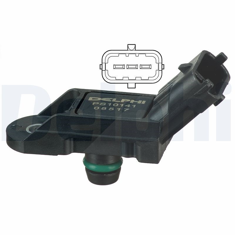 Delphi Sensor, Ladedruck Ps10141 Für Gm Ford Opel Abarth Nissan Renault Suzuki Smart - Bild 7