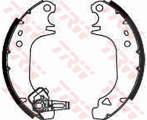 Trw Bremsbackensatz [Hersteller-Nr. GS8322] für Dallas, Mega, Peugeot, Citroën