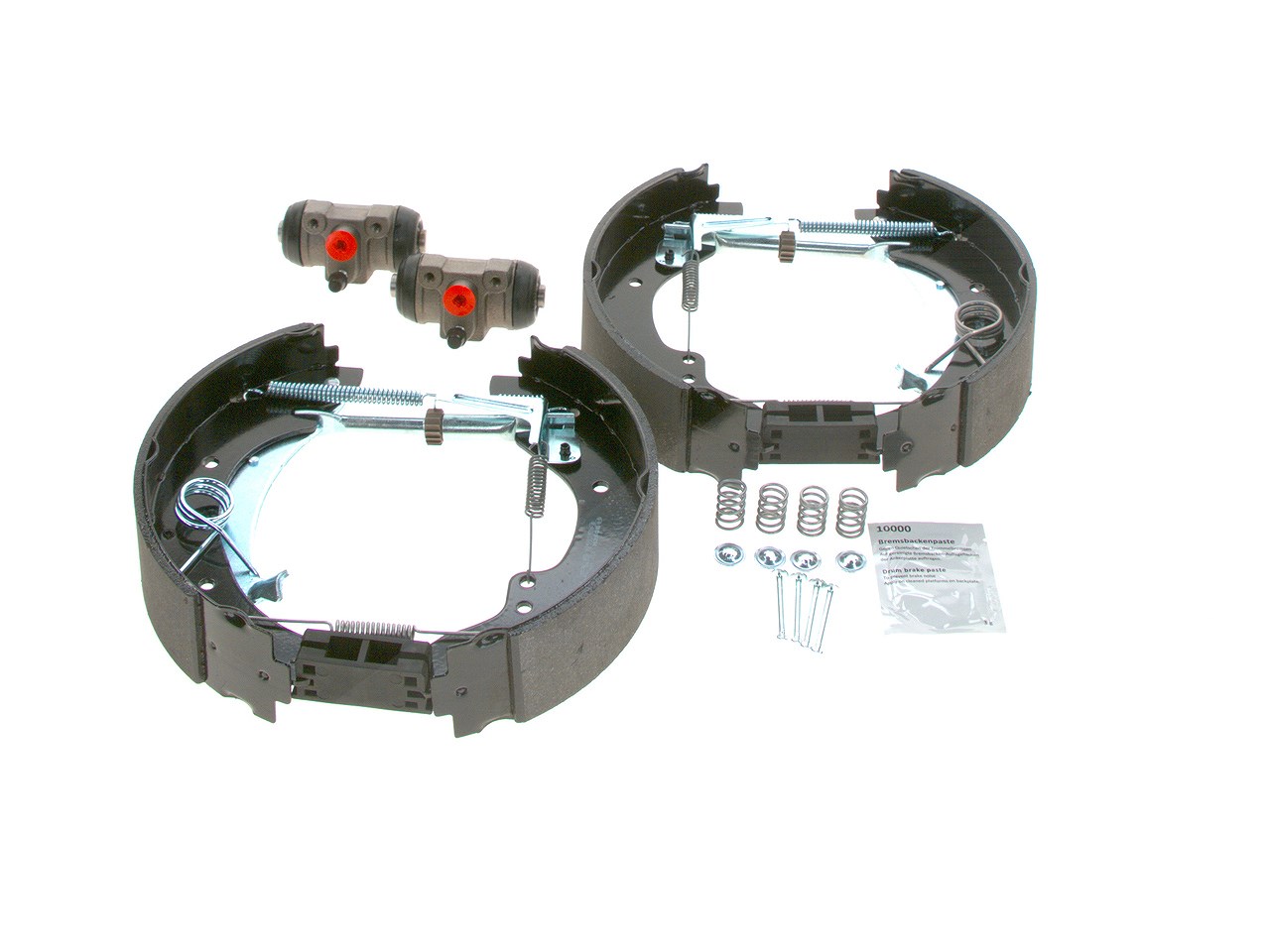 Bosch Bremsbackensatz [Hersteller-Nr. 0204114538] für Peugeot, Citroën, Fiat