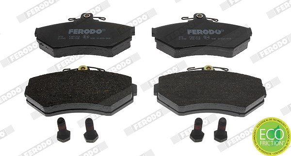 Ferodo Bremsbelagsatz, Scheibenbremse [Hersteller-Nr. FDB1312] für Seat, VW