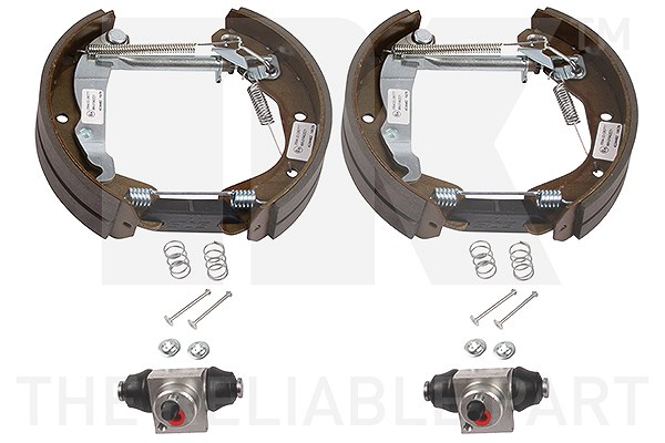Nk Bremsensatz, Trommelbremse [Hersteller-Nr. 443654003] für Vauxhall, Opel