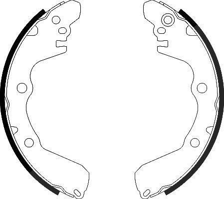 Hella Bremsbackensatz [Hersteller-Nr. 8DB355001-521] für Mitsubishi, Hyundai