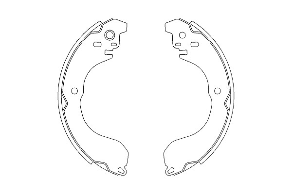 Trw Bremsbackensatz [Hersteller-Nr. GS8813] für Dodge, Chrysler, Jeep